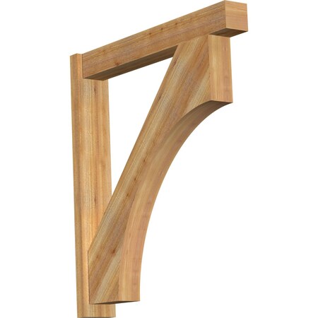 Ekena Millwork Westlake Block Rough Sawn Outlooker, Western Red Cedar, 6"W x 38"D x 42"H OUT06X38X42WTL05RWR